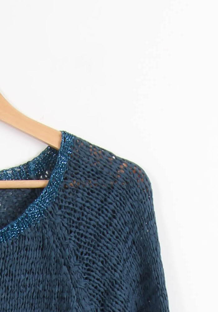 Pull Bleu - Taille M/38 de la marque Sud express | PARAD65153 - Vendu par Paradigme - Image 3