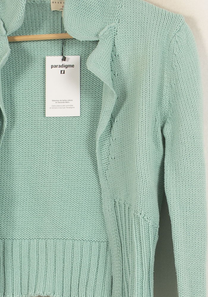 Cardigan Vert - Taille M/38 de la marque Essentiel Antwerp | PARAD37969 - Vendu par Paradigme - Image 3