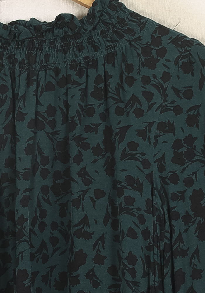 Robe Midi Verte et Noire - Taille S/36 de la marque Comptoir des Cotonniers | PARAD69085 - Vendu par Paradigme - Image 3