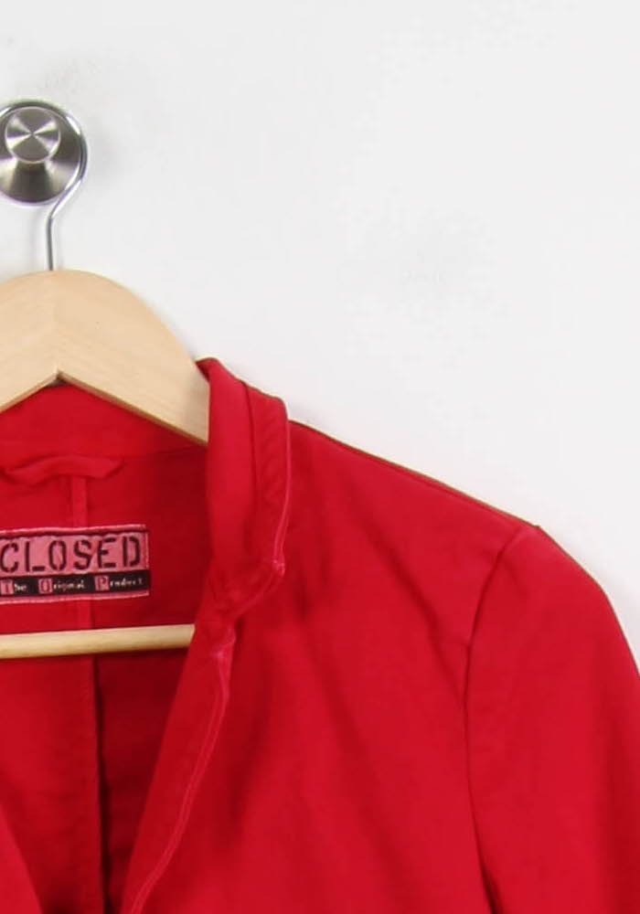 Blazer Rouge - Taille M/38 de la marque Closed | PARAD66865 - Vendu par Paradigme - Image 3