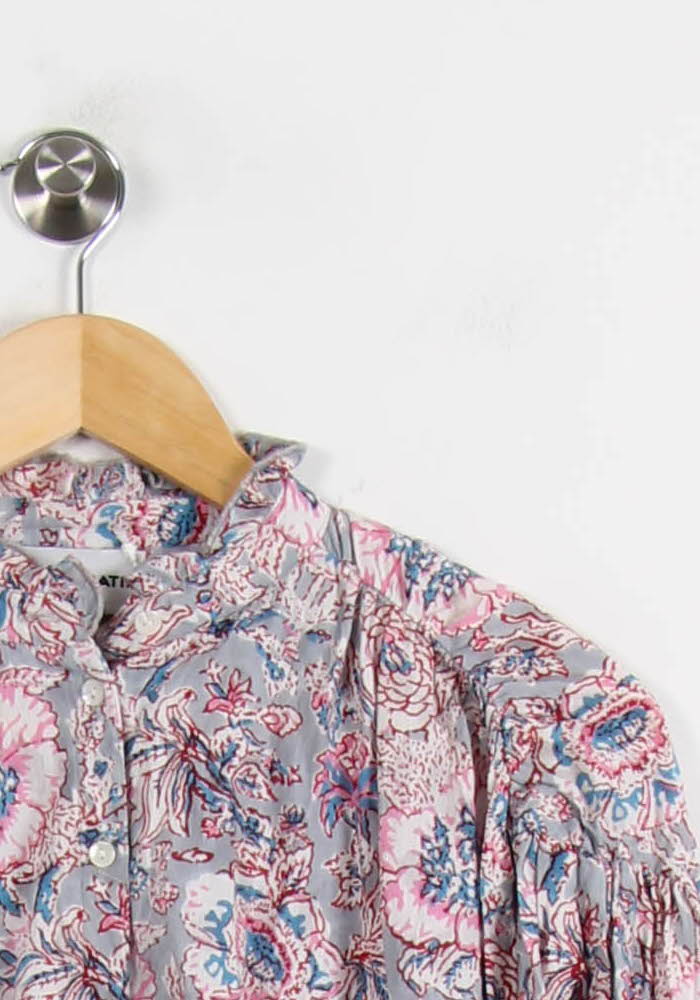 Blouse Rose et Bleu - Taille M/38 de la marque Antik Batik | PARAD67246 - Vendu par Paradigme - Image 3