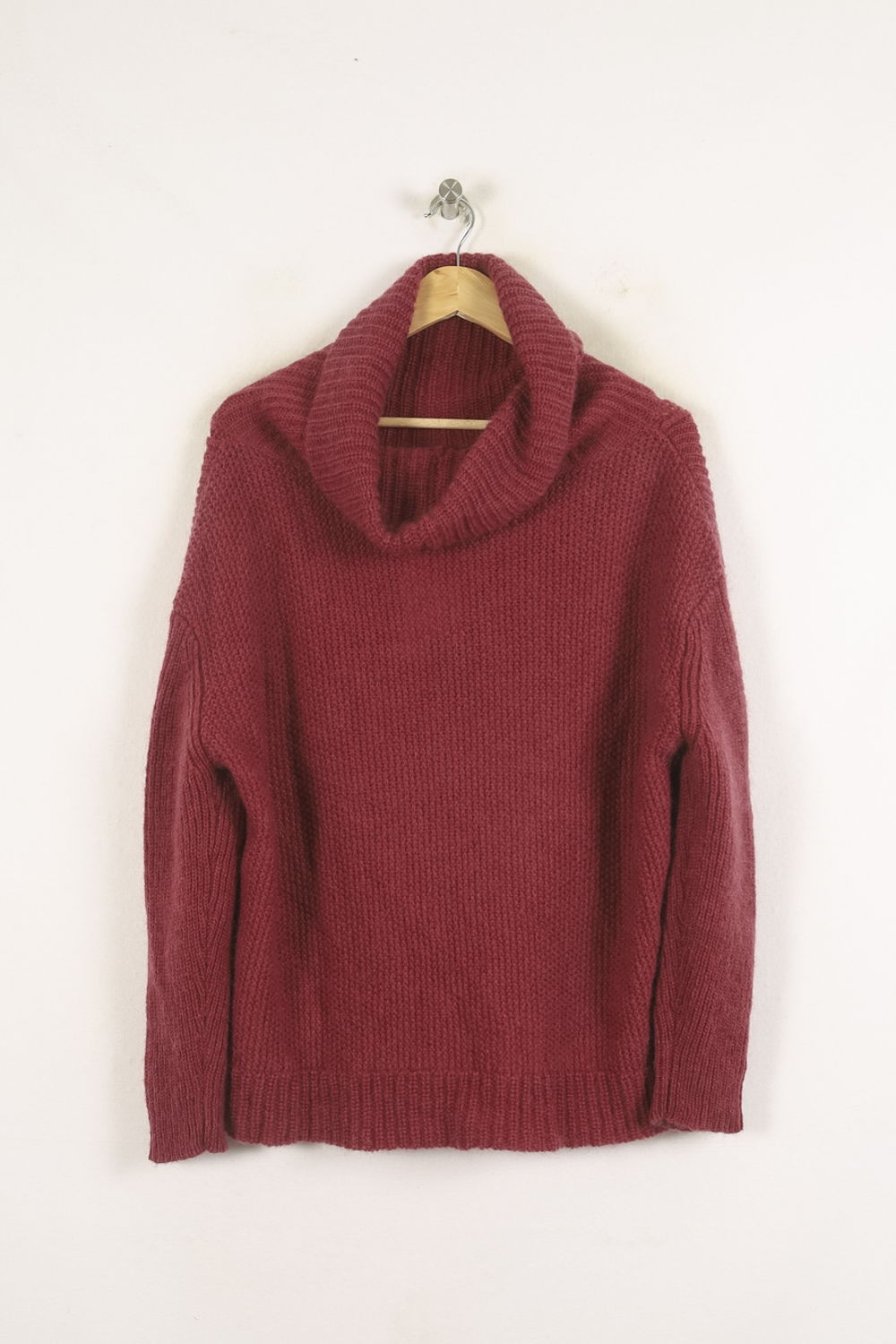 Pull Col Roulé Bordeaux - Taille S/36 de la marque Bérénice | PARAD73302 - Vendu par Paradigme - Image 2