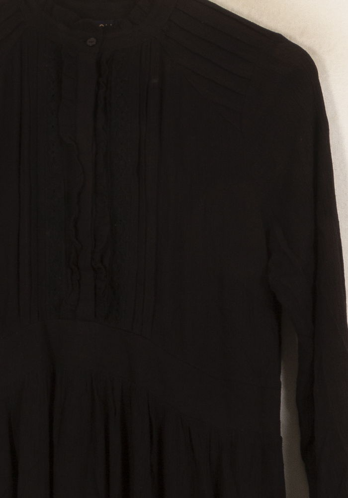 Robe Longue Noire - Taille M/38 de la marque Caroll | PARAD45054 - Vendu par Paradigme - Image 3