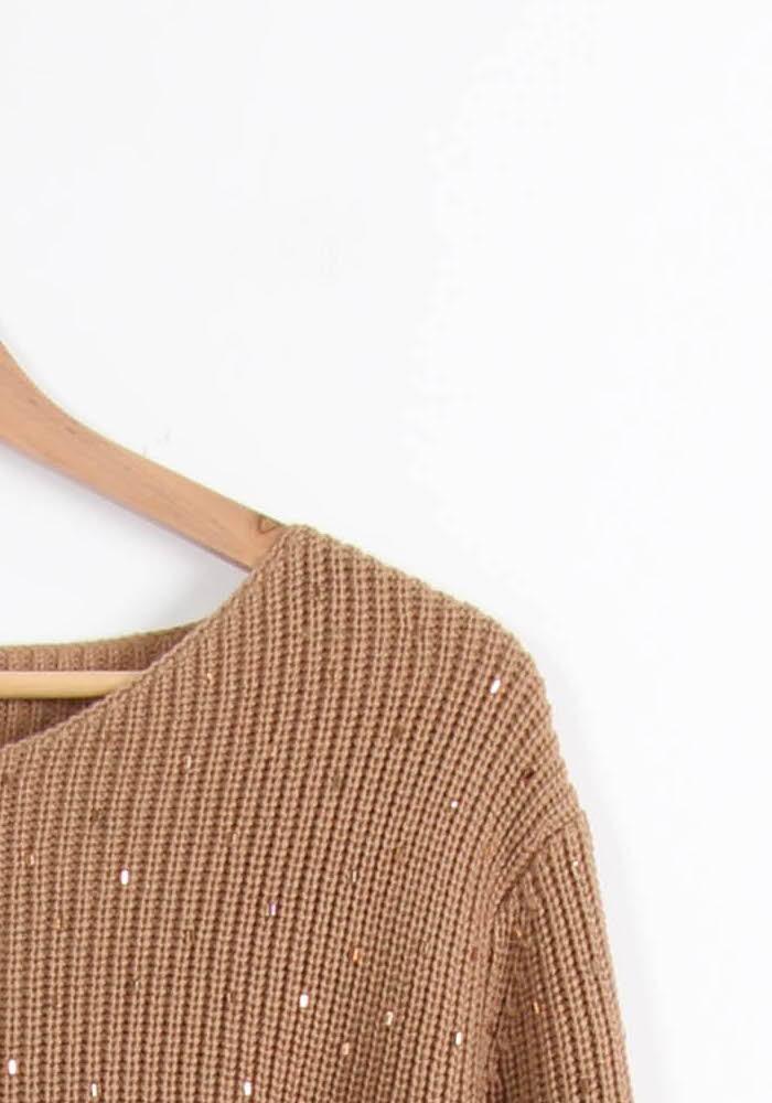 Pull Marron - Taille XL/42 de la marque Marina Rinaldi | PARAD65165 - Vendu par Paradigme - Image 3