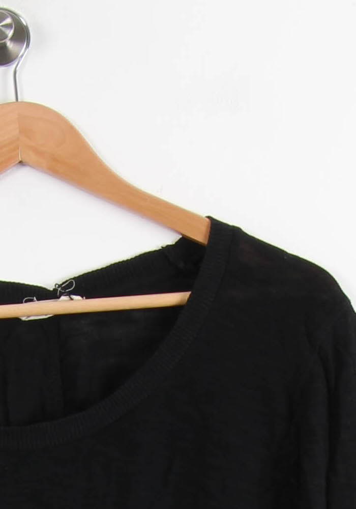 Pull Noir - Taille S/36 de la marque American Vintage | PARAD44828 - Vendu par Paradigme - Image 3