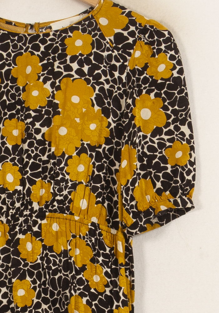 Robe Courte Noire et Jaune - Taille XS/34 de la marque ba&sh | PARAD64986 - Vendu par Paradigme - Image 3