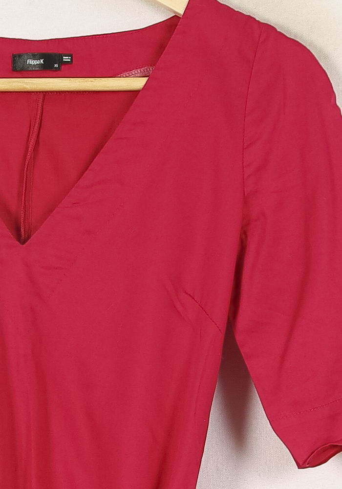 Robe portefeuille rose - Taille XS/34 de la marque Filippa K | PARAD53921 - Vendu par Paradigme - Image 3