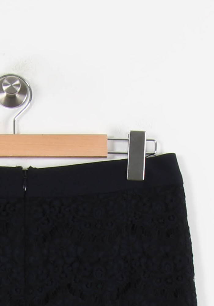 Jupe Courte Bleue - Taille L/40 de la marque Claudie Pierlot | PARAD50146 - Vendu par Paradigme - Image 3