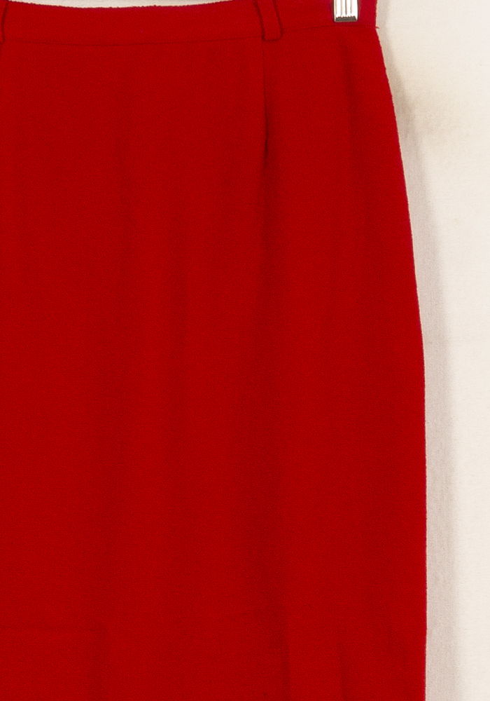 Jupe Droite Rouge - Taille L/40 de la marque Gerard Darel | PARAD65105 - Vendu par Paradigme - Image 3