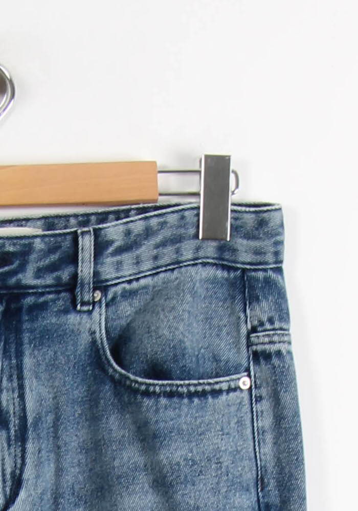 Jean Large Bleu - Taille L/40 de la marque Isabel Marant | PARAD66613 - Vendu par Paradigme - Image 3