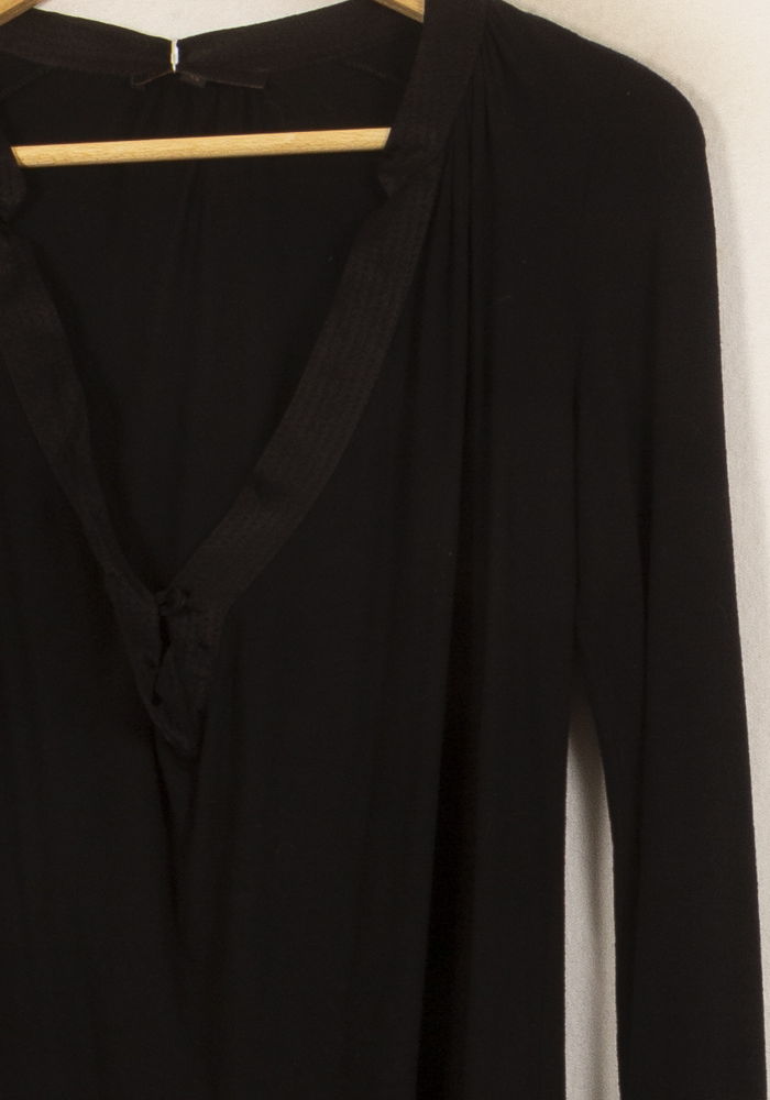Robe Noire - Taille M/38 de la marque Maje | PARAD63400 - Vendu par Paradigme - Image 3