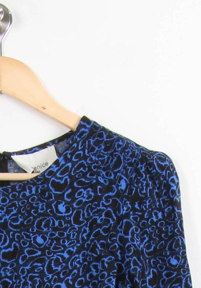 Robe Courte Bleue et Noire - Taille S/36 de la marque Bérénice | PARAD66562 - Vendu par Paradigme - Image 3