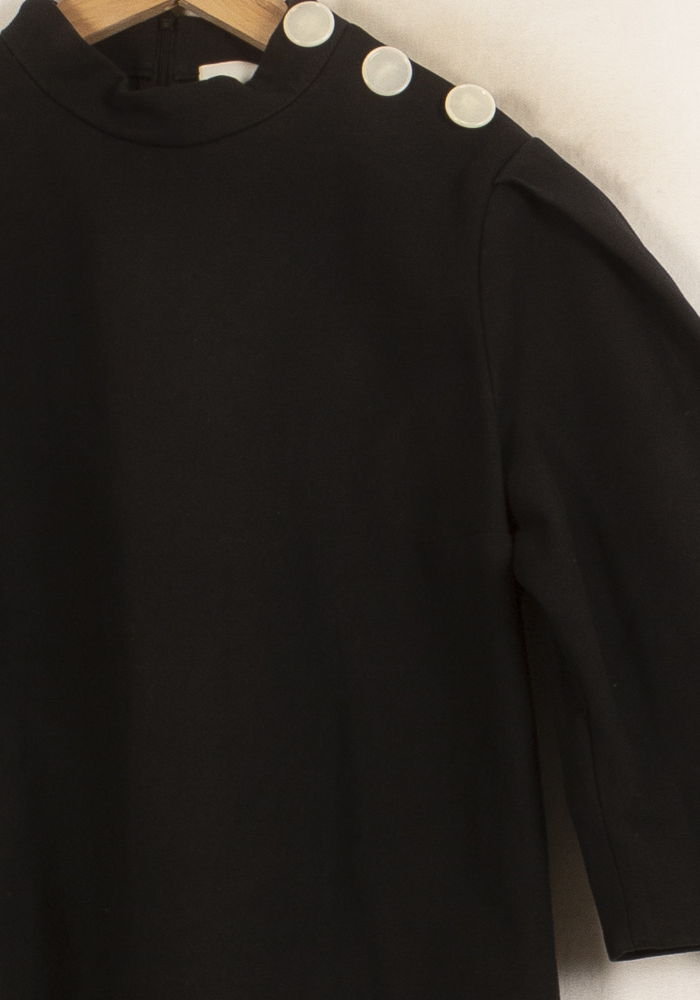 Blouse Noire - Taille M/38 de la marque ba&sh | PARAD64152 - Vendu par Paradigme - Image 3