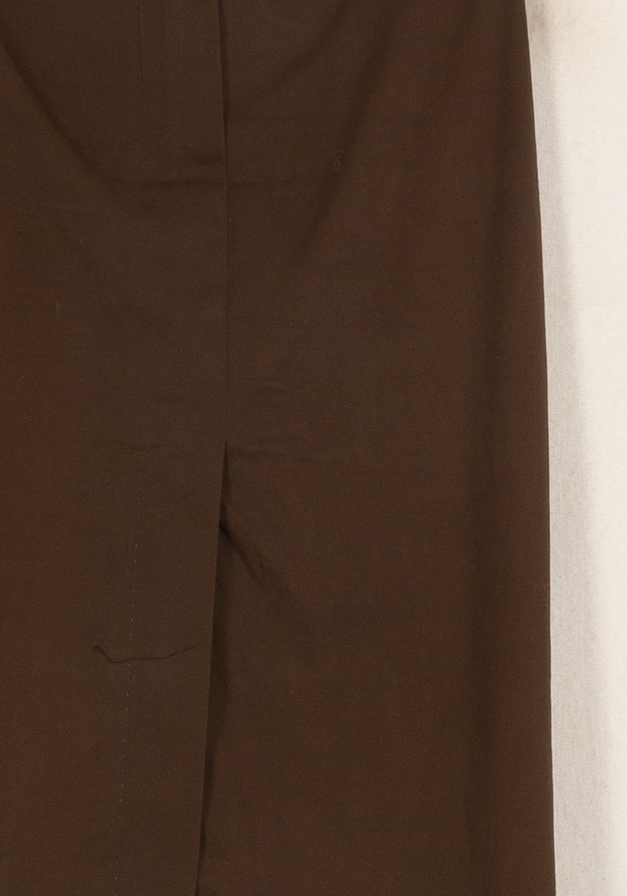 Jupe Droite Marron - Taille XL/42 de la marque Max Mara | PARAD63524 - Vendu par Paradigme - Image 3