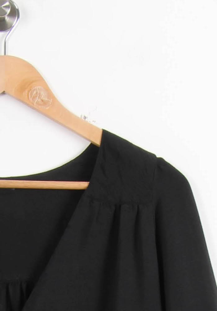 Robe Chemise Noire - Taille M/38 de la marque Sessùn | RVLI1191 - Vendu par Paradigme - Image 3