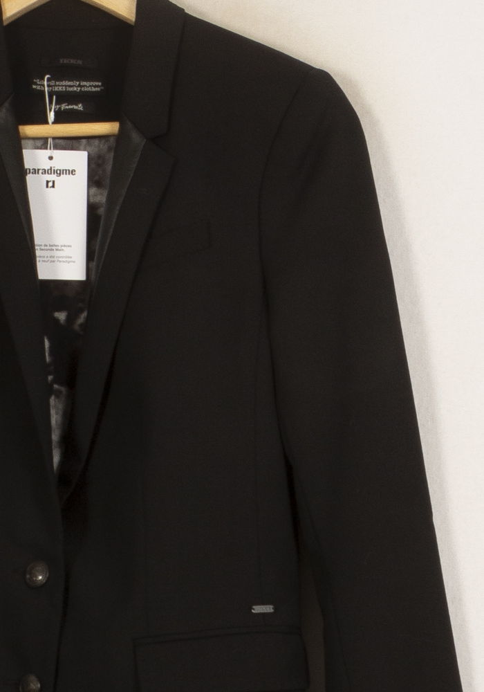 Veste Noire - Taille M/38 de la marque IKKS | PARAD66444 - Vendu par Paradigme - Image 3