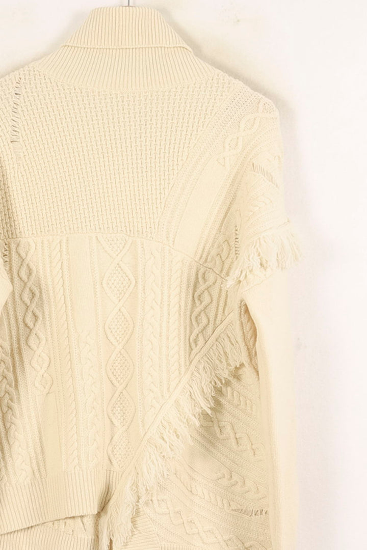 Pull Col Roulé Blanc - Taille S/36 de la marque Bérénice | PARAD73303 - Vendu par Paradigme - Image 4