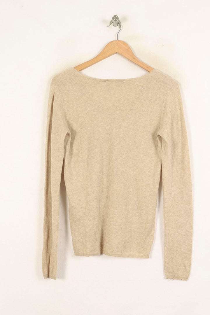Pull Beige - Taille S/36 de la marque Bérénice | PARAD73301 - Vendu par Paradigme - Image 4