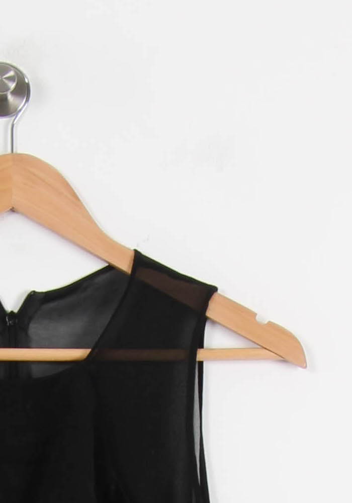 Robe Courte Noire - Taille S/36 de la marque Sandro | PARAD53473 - Vendu par Paradigme - Image 3