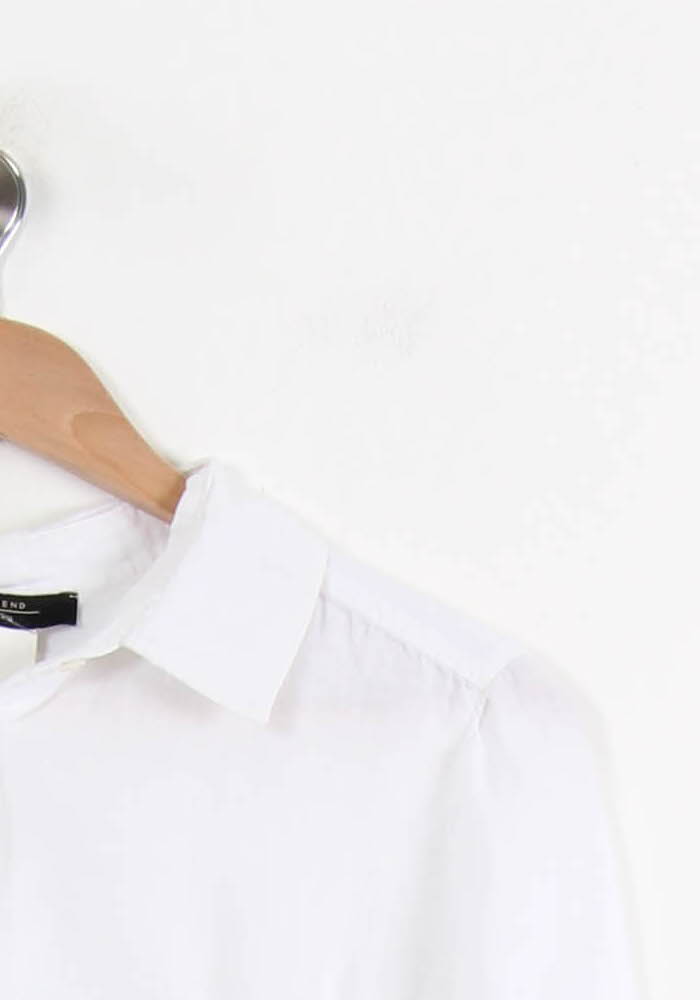 Chemise Blanche - Taille L/40 de la marque Max Mara | PARAD41620 - Vendu par Paradigme - Image 3