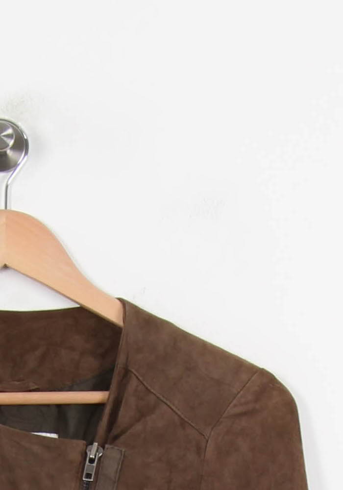 Perfecto Marron - Taille M/38 de la marque Maje | PARAD50809 - Vendu par Paradigme - Image 3