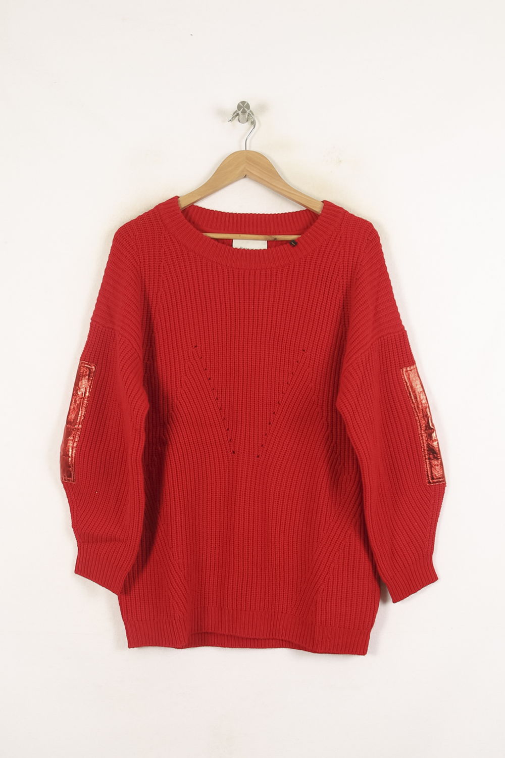 Pull Rouge - Taille S/36 de la marque Bérénice | PARAD73287 - Vendu par Paradigme - Image 2