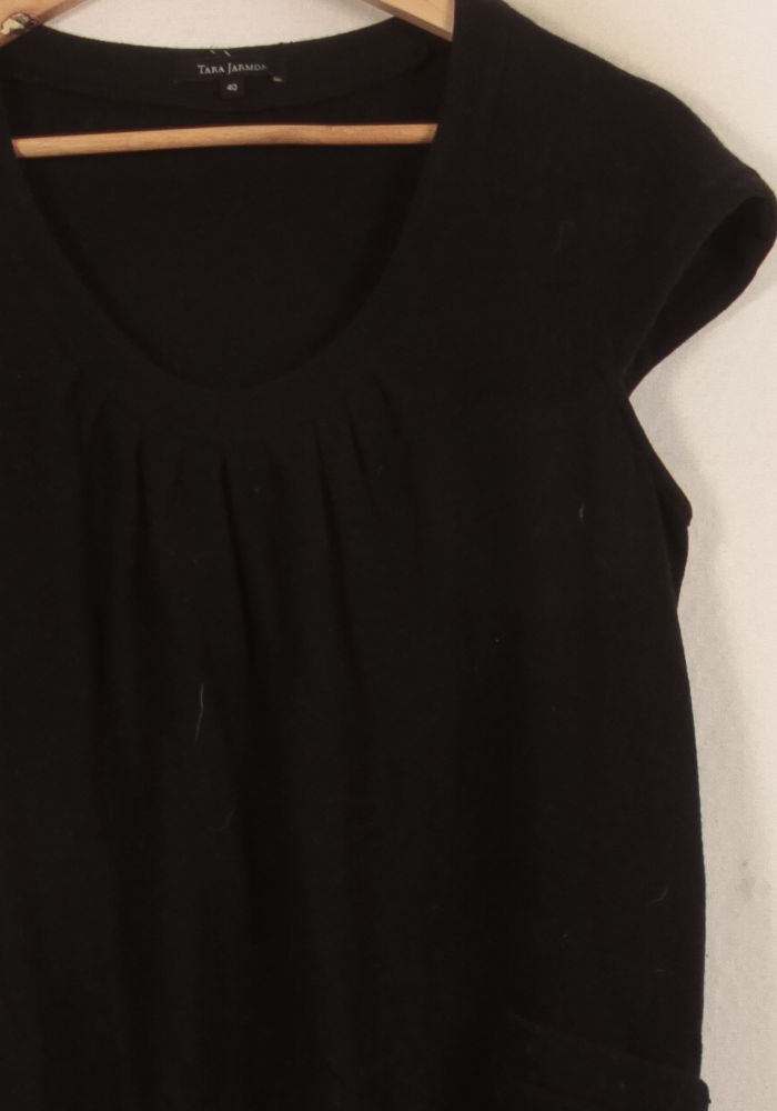 Robe Noire - Taille L/40 de la marque Tara Jarmon | PARAD39675 - Vendu par Paradigme - Image 3