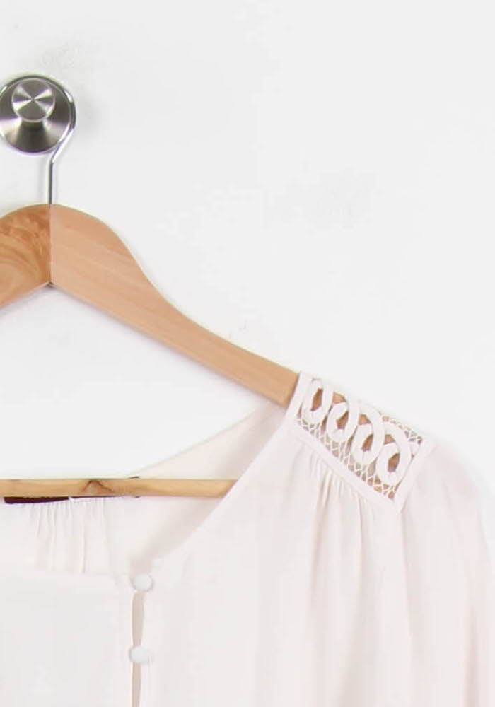 Blouse Blanche - Taille S/36 de la marque Comptoir des Cotonniers | PARAD66849 - Vendu par Paradigme - Image 3