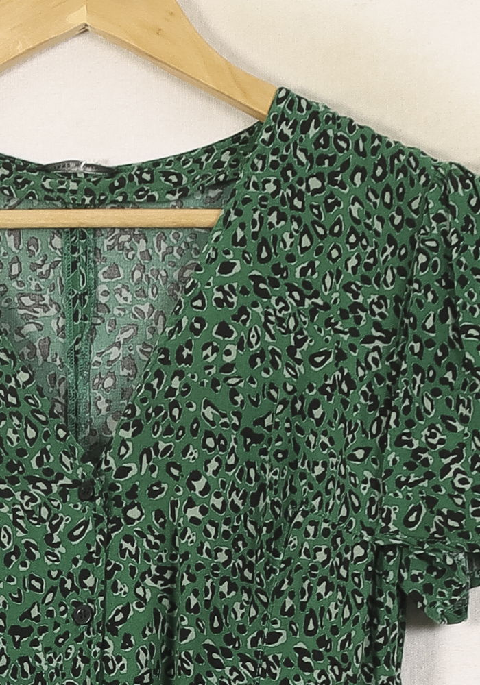 Robe Courte Verte - Taille M/38 de la marque IKKS | PARAD66808 - Vendu par Paradigme - Image 3