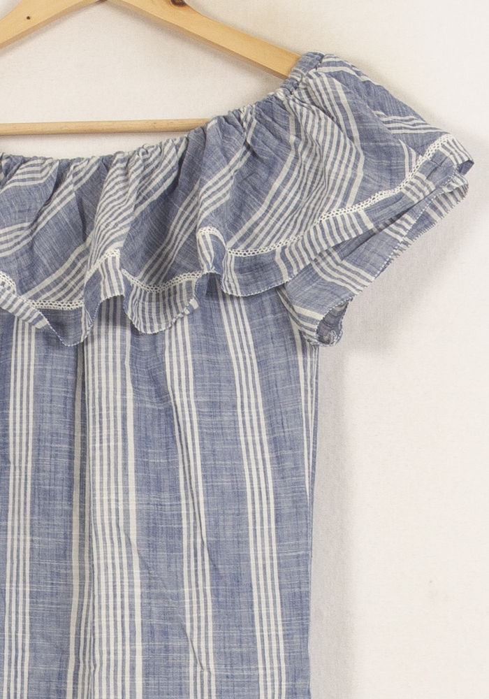Robe Courte Bleue et Blanche - Taille S/36 de la marque Suncoo | PARAD66476 - Vendu par Paradigme - Image 3