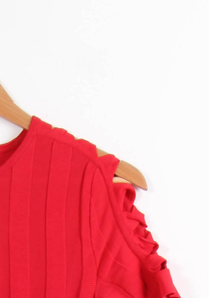 Robe Courte Rouge - Taille S/36 de la marque The Kooples | PARAD64913 - Vendu par Paradigme - Image 3