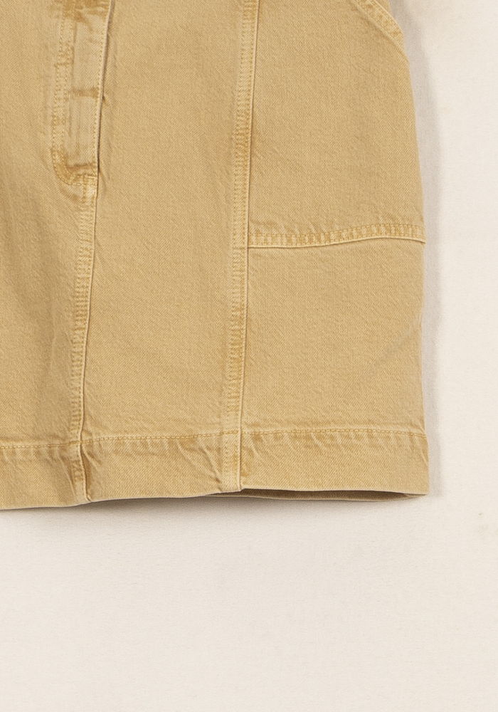 Jupe Courte Beige - Taille XS/34 de la marque Vanessa Bruno | PARAD51491 - Vendu par Paradigme - Image 3