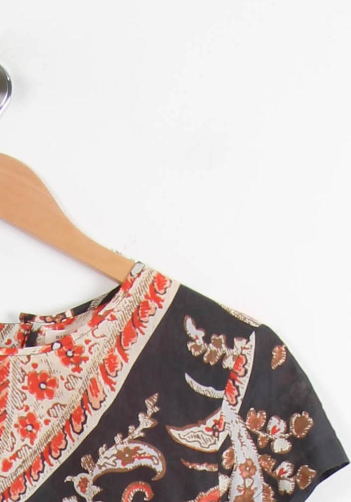 Robe Courte Noire et Rouge - Taille L/40 de la marque Isabel Marant étoile | PARAD65237 - Vendu par Paradigme - Image 3