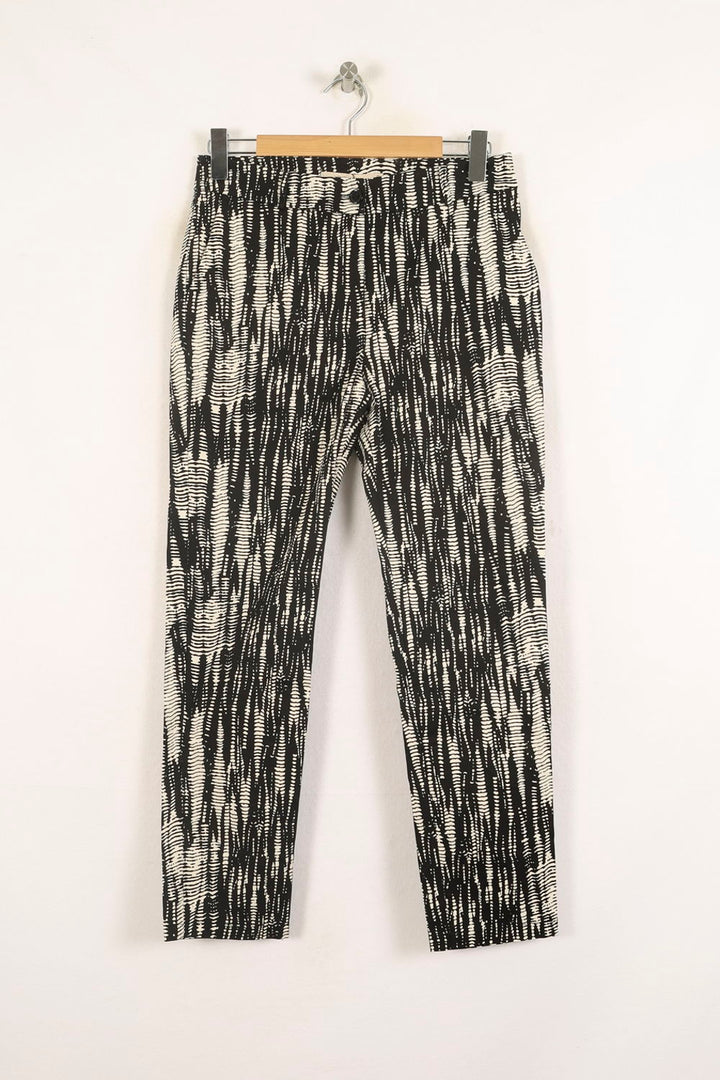 Pantalon Noir et Blanc - Taille L/40 de la marque La Fée Maraboutée | PARAD56268 - Vendu par Paradigme - Image 2