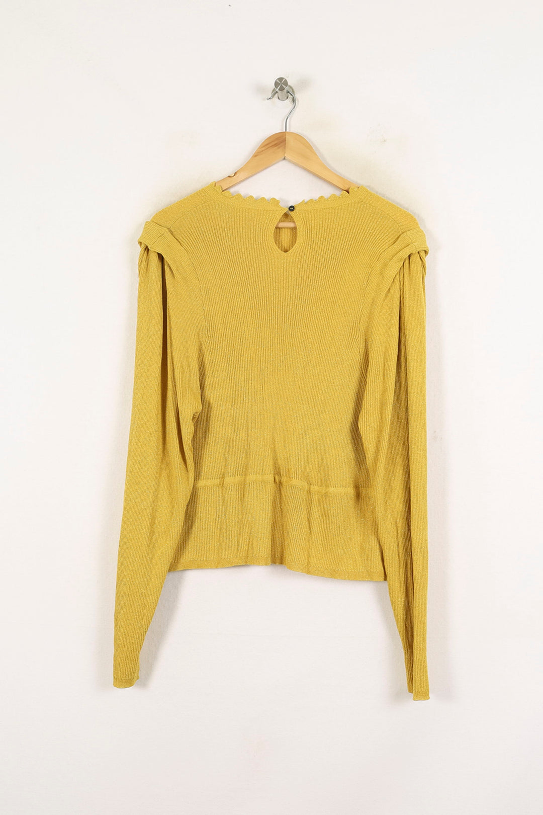 Pull Jaune - Taille S/36 de la marque Bérénice | PARAD72405 - Vendu par Paradigme - Image 4