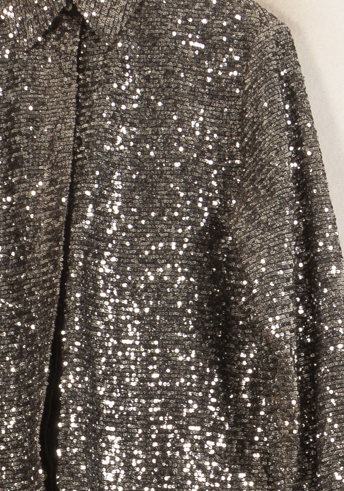 Chemise Grise - Taille L/40 de la marque Ines de la Fressange Paris | PARAD31337 - Vendu par Paradigme - Image 3