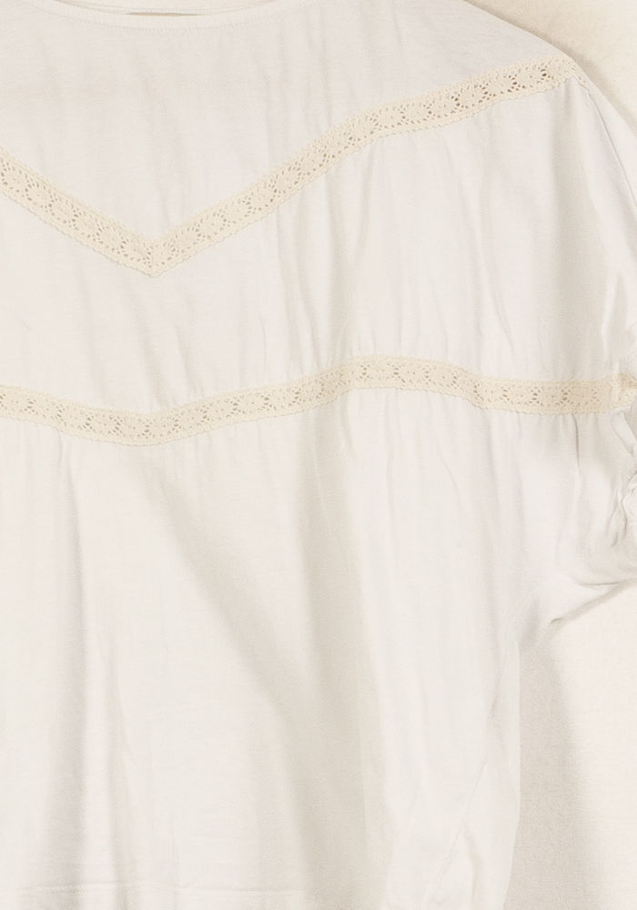 Blouse Blanche - Taille S/36 de la marque La Fée Maraboutée | PARAD63762 - Vendu par Paradigme - Image 3