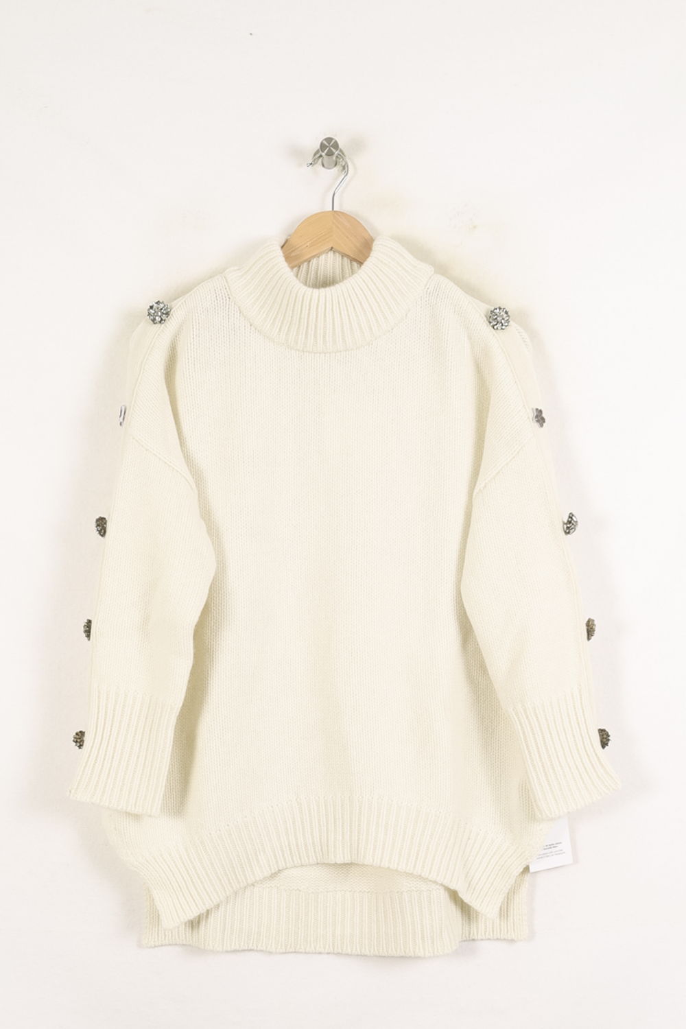 Pull Blanc - Taille S/36 de la marque Bérénice | PARAD73308 - Vendu par Paradigme - Image 2