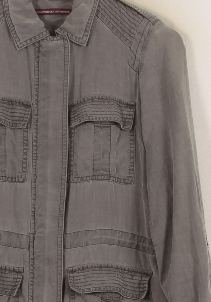 Veste Grise - Taille M/38 de la marque Comptoir des Cotonniers | PARAD53563 - Vendu par Paradigme - Image 3