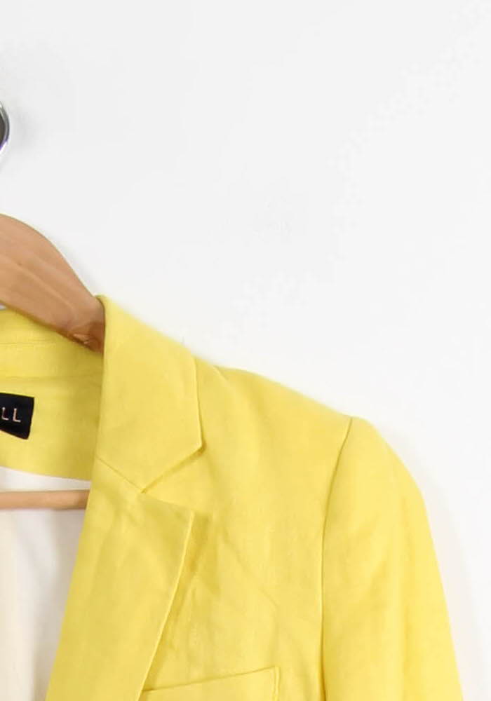 Blazer Jaune - Taille S/36 de la marque Caroll | PARAD66502 - Vendu par Paradigme - Image 3