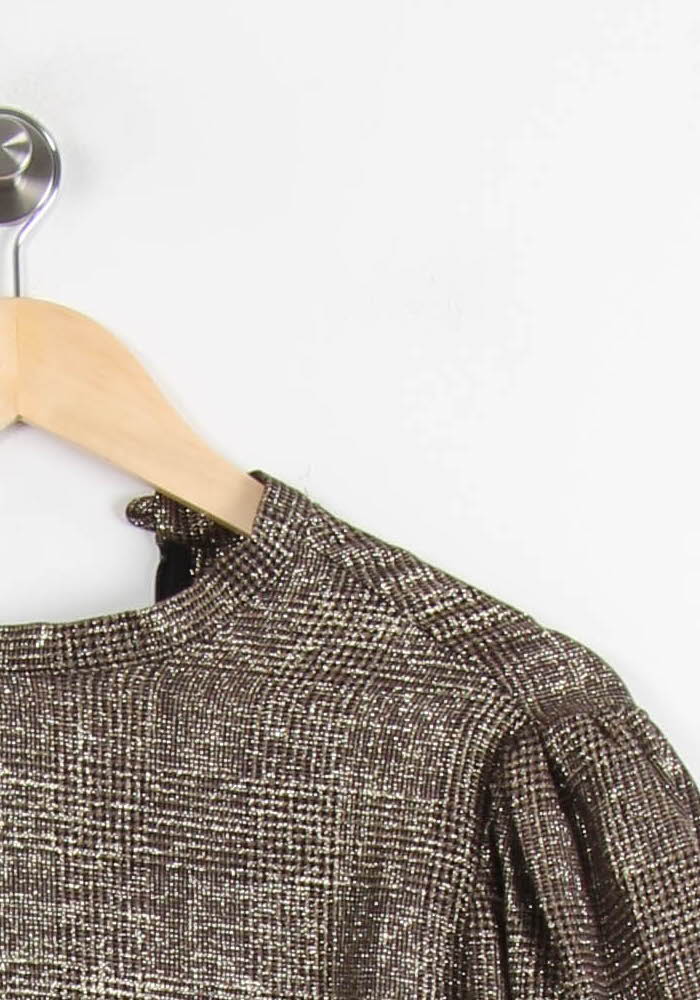 Robe Courte Dorée - Taille M/38 de la marque Sessùn | PARAD65003 - Vendu par Paradigme - Image 3