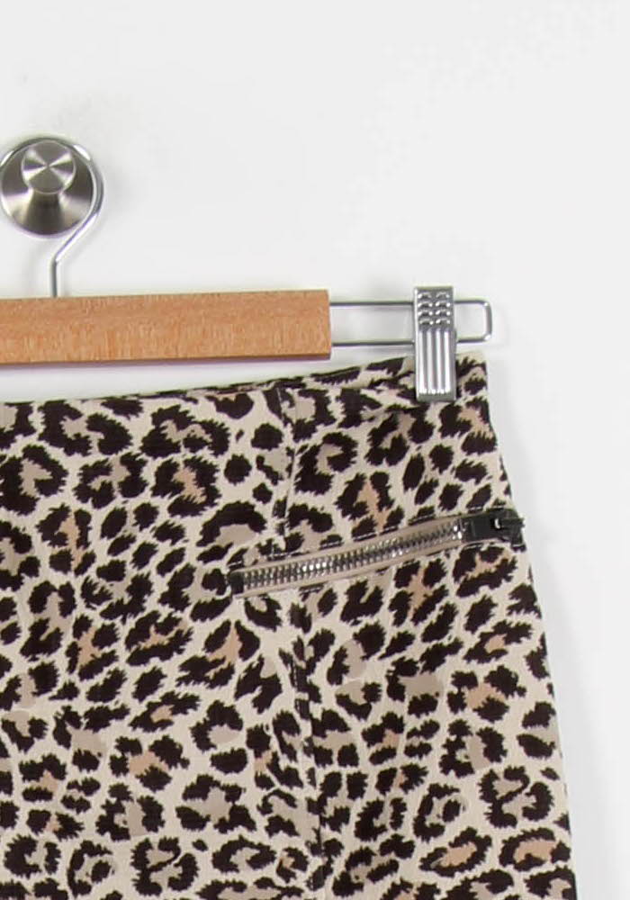 Jupe Courte Beige et Noire - Taille XS/34 de la marque Joseph | PARAD62292 - Vendu par Paradigme - Image 3