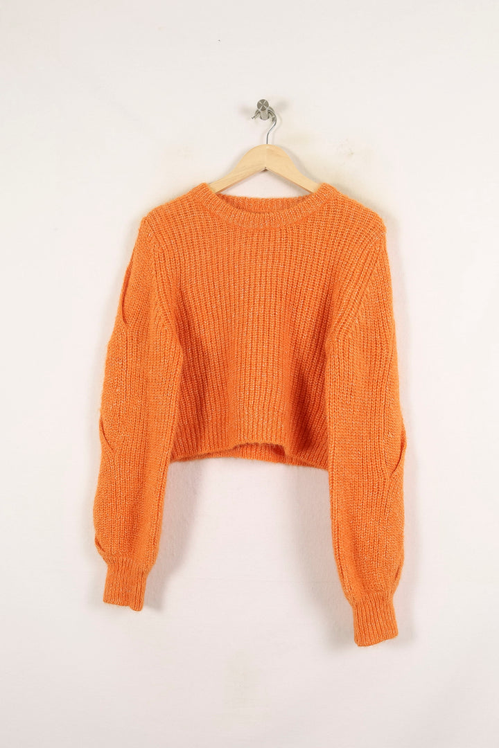 Pull Court Orange - Taille S/36 de la marque Bérénice | PARAD72700 - Vendu par Paradigme - Image 2