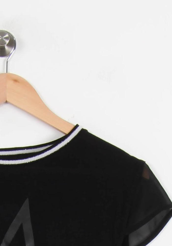 Tee-shirt Noir - Taille M/38 de la marque IKKS | PARAD37968 - Vendu par Paradigme - Image 3
