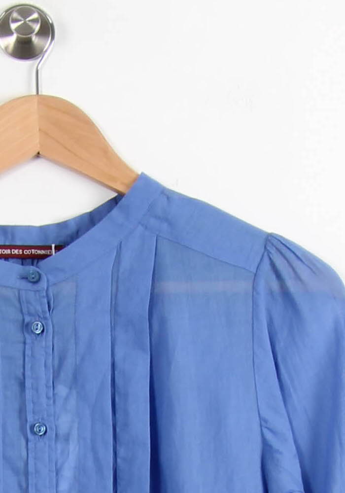 Blouse Bleue - Taille S/36 de la marque Comptoir des Cotonniers | PARAD16543 - Vendu par Paradigme - Image 3