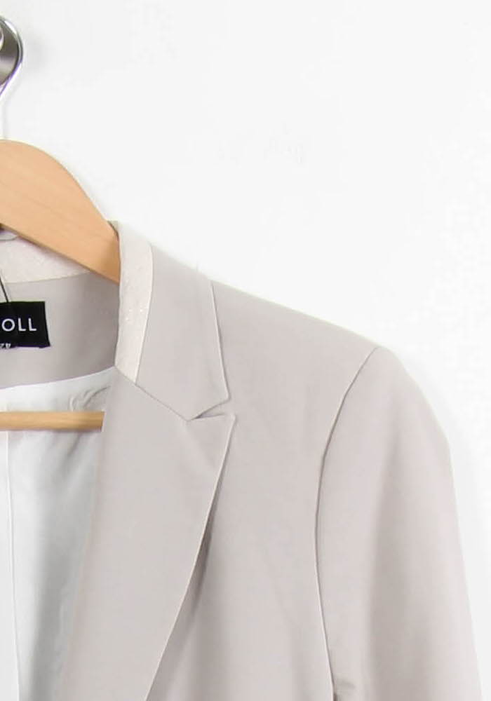 Blazer Gris - Taille XL/42 de la marque Caroll | PARAD55356 - Vendu par Paradigme - Image 3