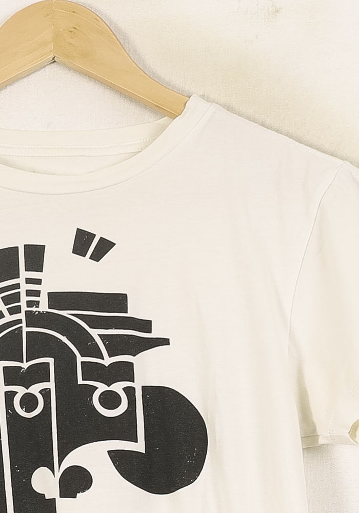 Tee-shirt Blanc et Noir - Taille S/36 de la marque Isabel Marant étoile | PARAD66657 - Vendu par Paradigme - Image 3