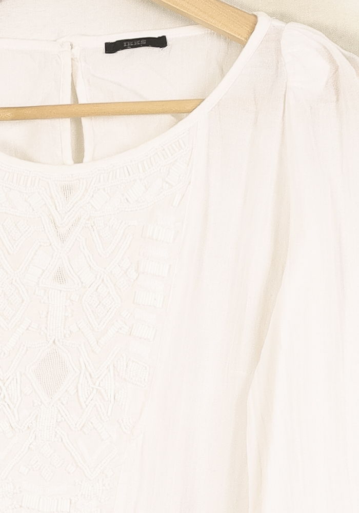 Blouse Blanche - Taille XL/42 de la marque IKKS | PARAD52738 - Vendu par Paradigme - Image 3