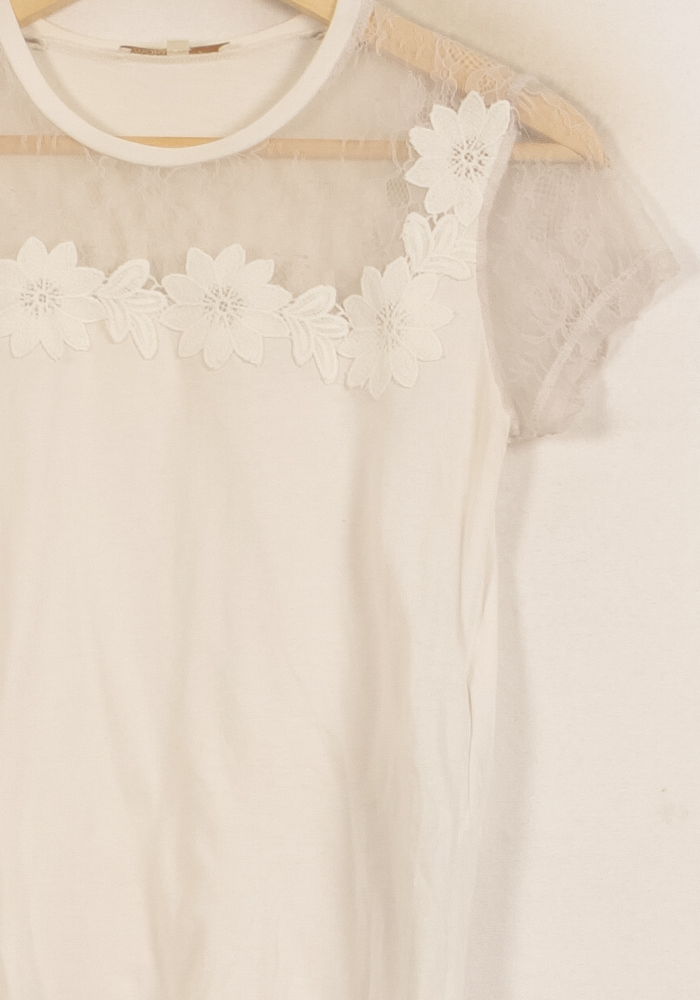 Tee-shirt Blanc - Taille S/36 de la marque Maje | PARAD53567 - Vendu par Paradigme - Image 3