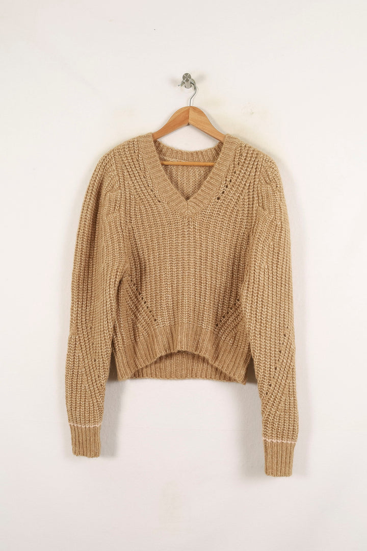 Pull Beige - Taille S/36 de la marque Bérénice | PARAD72697 - Vendu par Paradigme - Image 2